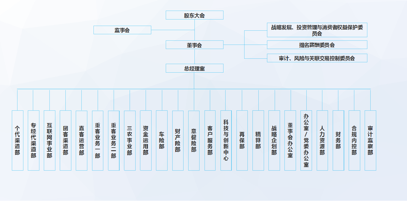 公司部门设置情况